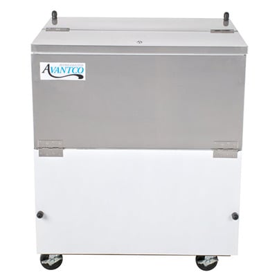 Avantco 24 Tray Stainless Steel Food Dehydrator with Glass Door - 120V,  1600W